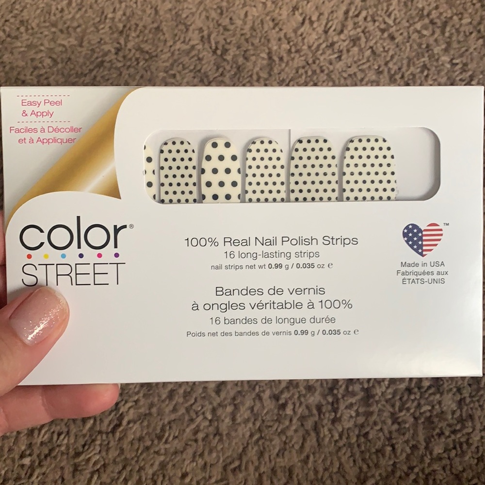 Color Street nail strips- Overlay- Polka Dot Com